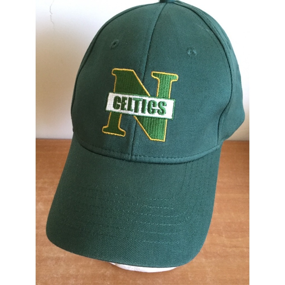 Vintage Boston Celtics Hat 90s NBA Cap Basketball‎ Green NU-FIT one Size